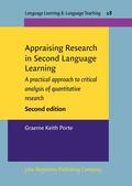 Porte |  Appraising Research in Second Language Learning | Buch |  Sack Fachmedien