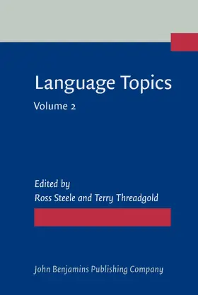 Steele / Threadgold |  Language Topics | Buch |  Sack Fachmedien