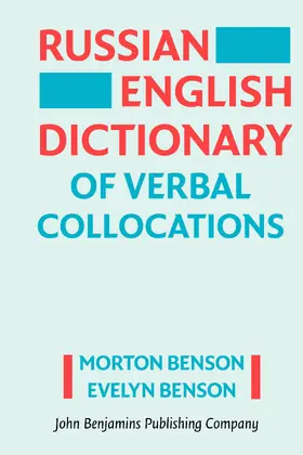 Benson |  Russian-English Dictionary of Verbal Collocations | Buch |  Sack Fachmedien