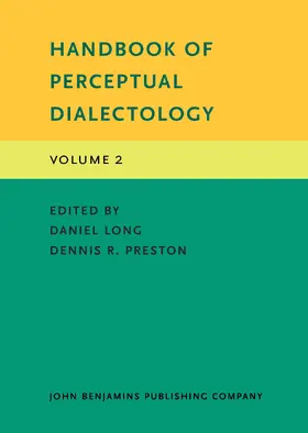 Long / Preston | Handbook of Perceptual Dialectology | Buch | 978-90-272-2185-8 | www.sack.de