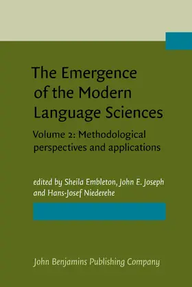 Embleton / Joseph / Niederehe |  The Emergence of the Modern Language Sciences | Buch |  Sack Fachmedien