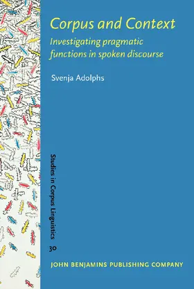 Adolphs |  Corpus and Context | Buch |  Sack Fachmedien