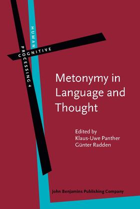 Panther / Radden |  Metonymy in Language and Thought | Buch |  Sack Fachmedien
