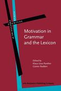 Panther / Radden |  Motivation in Grammar and the Lexicon | Buch |  Sack Fachmedien