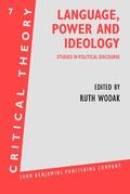 Wodak |  Language, Power and Ideology | Buch |  Sack Fachmedien