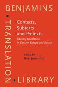 Baer |  Contexts, Subtexts and Pretexts | Buch |  Sack Fachmedien