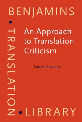 Hewson |  An Approach to Translation Criticism | Buch |  Sack Fachmedien