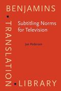Pedersen |  Subtitling Norms for Television | Buch |  Sack Fachmedien