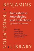 Seruya / D’hulst / Assis Rosa |  Translation in Anthologies and Collections (19th and 20th Centuries) | Buch |  Sack Fachmedien
