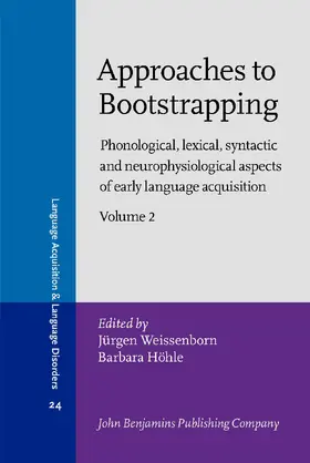 Weissenborn / Höhle |  Approaches to Bootstrapping | Buch |  Sack Fachmedien