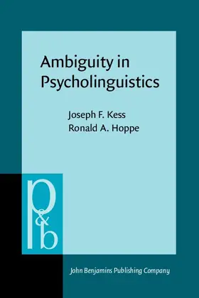 Kess / Hoppe |  Ambiguity in Psycholinguistics | Buch |  Sack Fachmedien