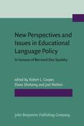 Cooper / Shohamy / Walters |  New Perspectives and Issues in Educational Language Policy | Buch |  Sack Fachmedien