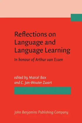 Bax / Zwart |  Reflections on Language and Language Learning | Buch |  Sack Fachmedien