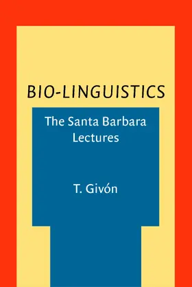 Givón |  Bio-Linguistics | Buch |  Sack Fachmedien