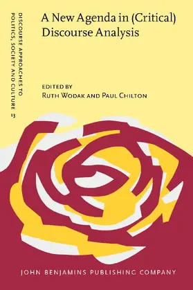 Chilton / Wodak |  A New Agenda in (Critical) Discourse Analysis | Buch |  Sack Fachmedien