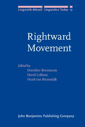 Beermann / LeBlanc / Riemsdijk |  Rightward Movement | Buch |  Sack Fachmedien