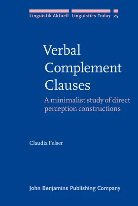 Felser |  Verbal Complement Clauses | Buch |  Sack Fachmedien