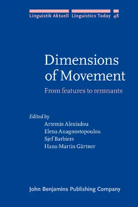 Alexiadou / Anagnostopoulou / Barbiers |  Dimensions of Movement | Buch |  Sack Fachmedien