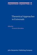 Alexiadou |  Theoretical Approaches to Universals | Buch |  Sack Fachmedien