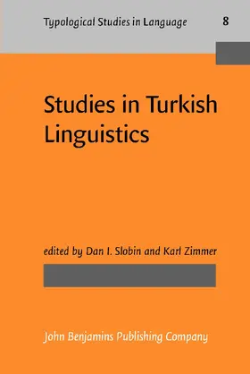 Slobin / Zimmer |  Studies in Turkish Linguistics | Buch |  Sack Fachmedien
