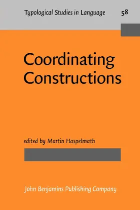 Haspelmath |  Coordinating Constructions | Buch |  Sack Fachmedien