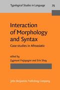 Frajzyngier / Shay |  Interaction of Morphology and Syntax | Buch |  Sack Fachmedien