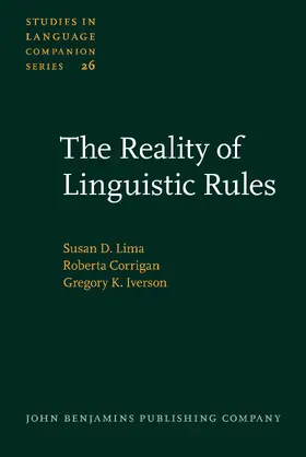 Lima / Corrigan / Iverson |  The Reality of Linguistic Rules | Buch |  Sack Fachmedien