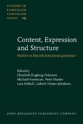 Engberg-Pedersen / Fortescue / Harder |  Content, Expression and Structure | Buch |  Sack Fachmedien