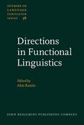 Kamio |  Directions in Functional Linguistics | Buch |  Sack Fachmedien