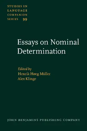 Høeg Müller / Klinge | Essays on Nominal Determination | Buch | 978-90-272-3110-9 | www.sack.de
