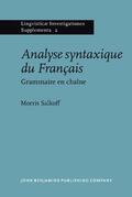 Salkoff |  Analyse syntaxique du Français | Buch |  Sack Fachmedien