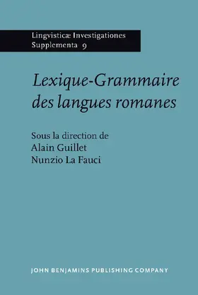 Guillet / Fauci |  Lexique-Grammaire des langues romanes | Buch |  Sack Fachmedien