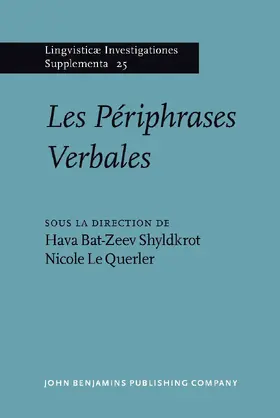Bat-Zeev Shyldkrot / Le Querler |  Les Périphrases Verbales | Buch |  Sack Fachmedien