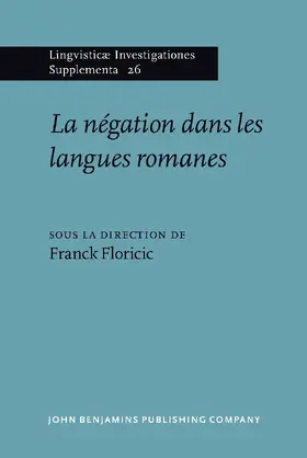 Floricic |  La négation dans les langues romanes | Buch |  Sack Fachmedien