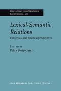 Storjohann |  Lexical-Semantic Relations | Buch |  Sack Fachmedien