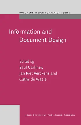 Carliner / Verckens / Waele |  Information and Document Design | Buch |  Sack Fachmedien