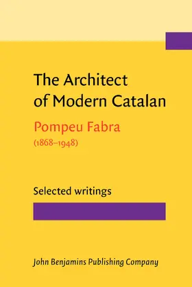 Fabra / Costa Carreras |  The Architect of Modern Catalan | Buch |  Sack Fachmedien