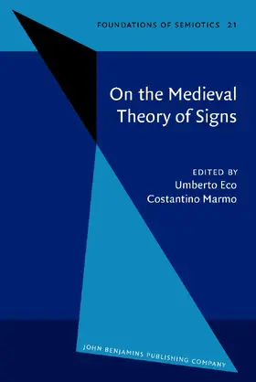 Eco / Marmo |  On the Medieval Theory of Signs | Buch |  Sack Fachmedien