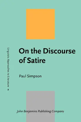 Simpson |  On the Discourse of Satire | Buch |  Sack Fachmedien