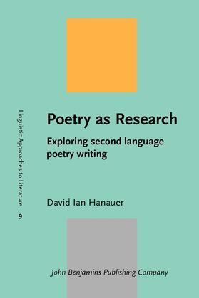 Hanauer | Poetry as Research | Buch | 978-90-272-3342-4 | sack.de