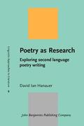 Hanauer |  Poetry as Research | Buch |  Sack Fachmedien