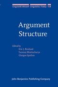 Reuland / Bhattacharya / Spathas |  Argument Structure | Buch |  Sack Fachmedien