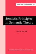 Norrick |  Semiotic Principles in Semantic Theory | Buch |  Sack Fachmedien