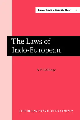 Collinge |  The Laws of Indo-European | Buch |  Sack Fachmedien