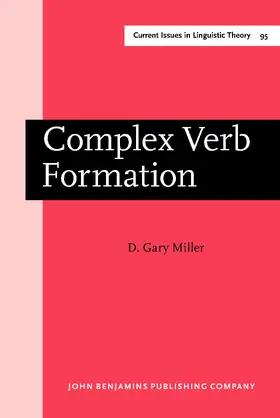 Miller |  Complex Verb Formation | Buch |  Sack Fachmedien