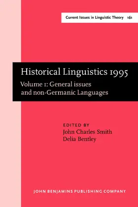 Smith / Bentley |  Historical Linguistics 1995 | Buch |  Sack Fachmedien