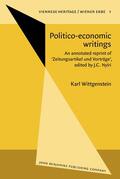 Wittgenstein |  Politico-economic writings | Buch |  Sack Fachmedien