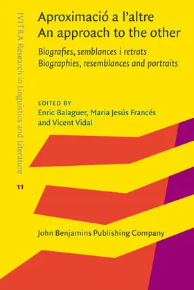 Balaguer / Francés / Vidal | Aproximació a l'altre / An approach to the other | Buch | 978-90-272-4017-0 | www.sack.de