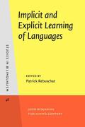 Rebuschat |  Implicit and Explicit Learning of Languages | Buch |  Sack Fachmedien