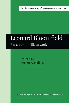 Hall, Jr. |  Leonard Bloomfield | Buch |  Sack Fachmedien
